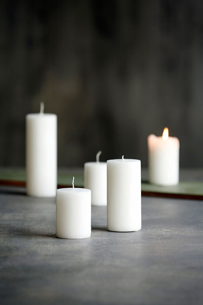 candle white 15cm