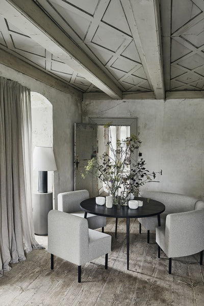 banquette sofa single seat grey